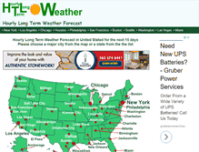 Tablet Screenshot of htl-weather.com